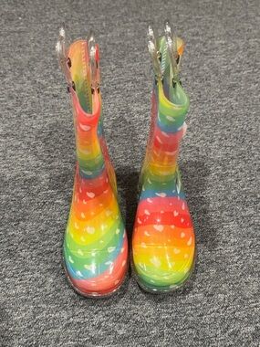 Western Chief Kids Rainbow Heart Rain Boots - Multicolor